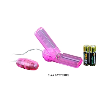 2 Colored Pussy Duo onaniprodukt med vibration batterier